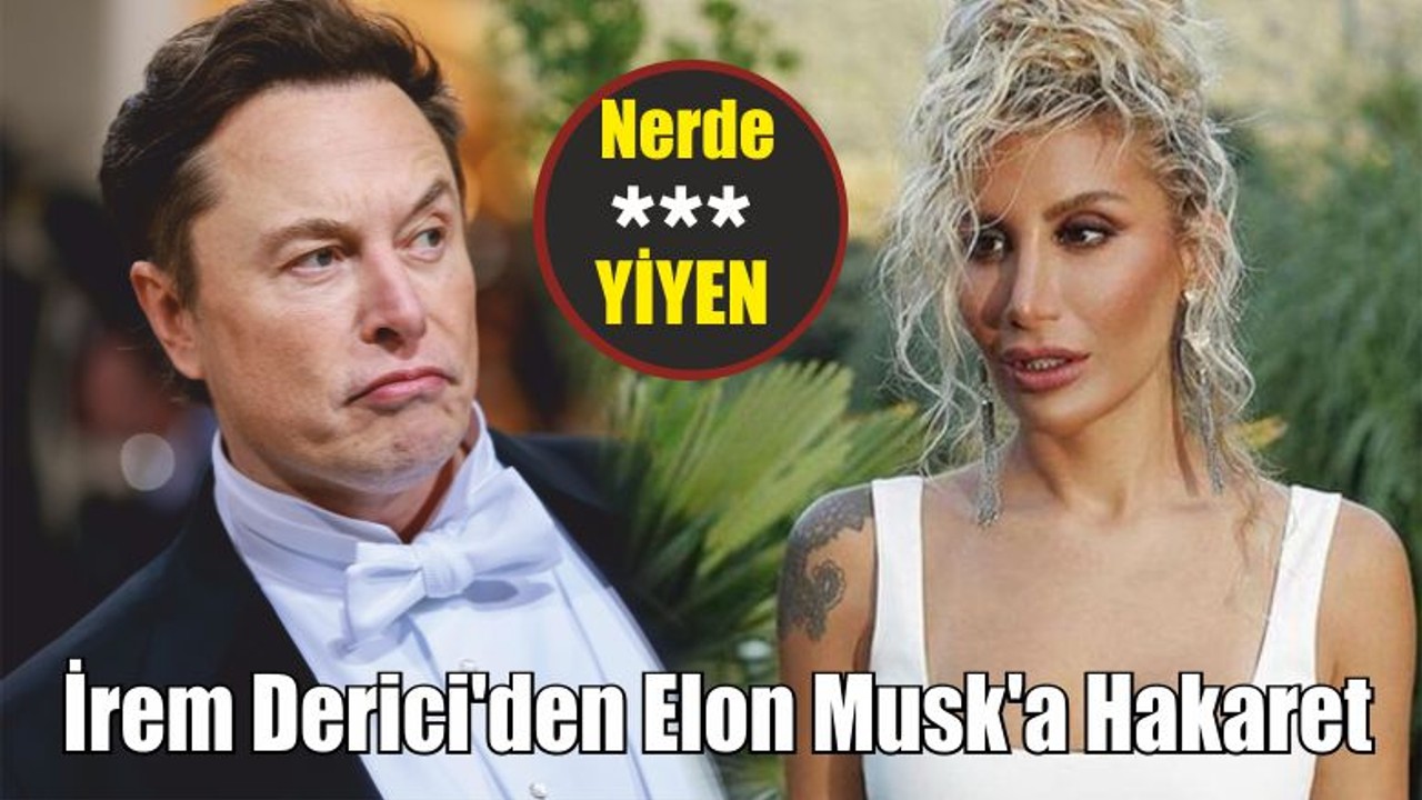 İrem Derici'den Elon Musk'a Hakaret