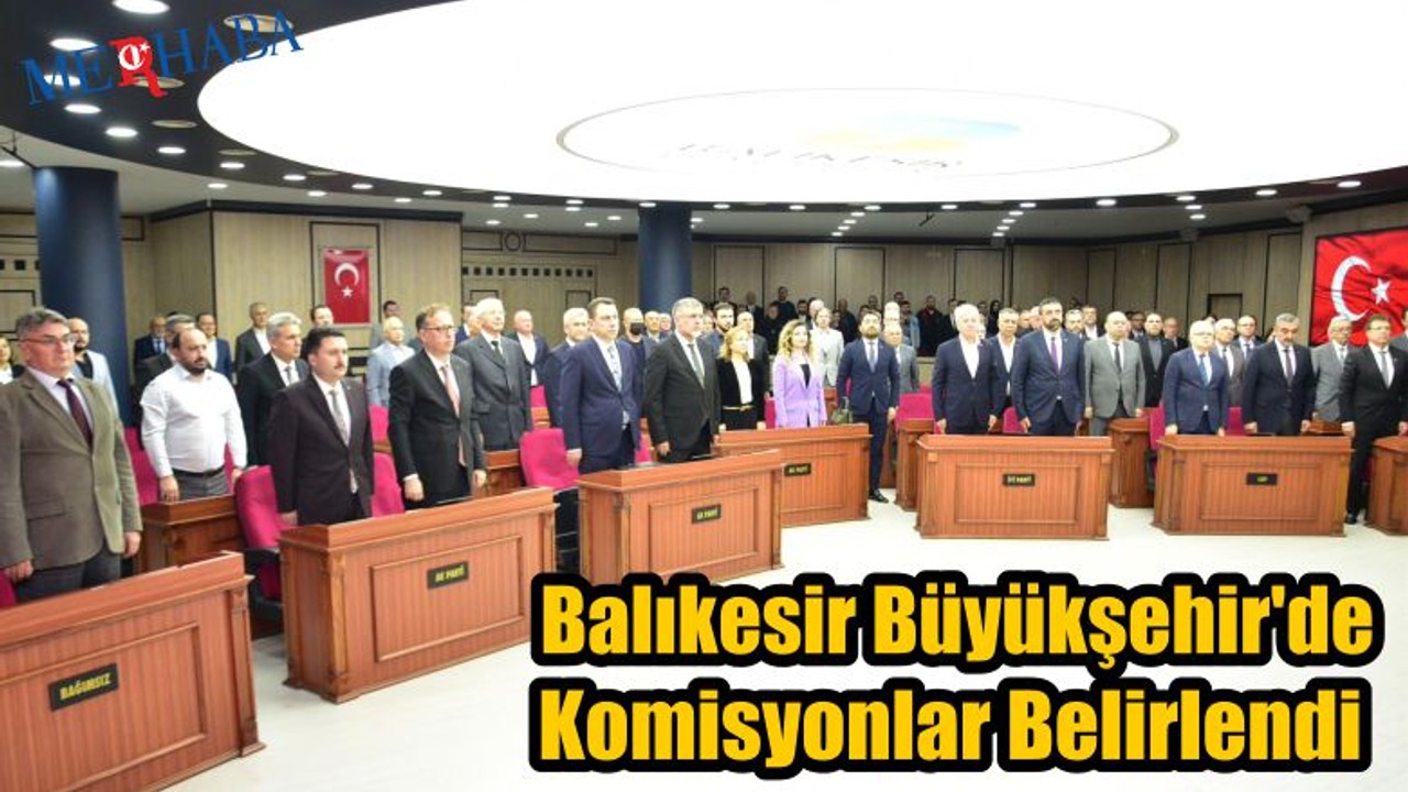 Büyükşehir'de Komisyonlar Belirlendi