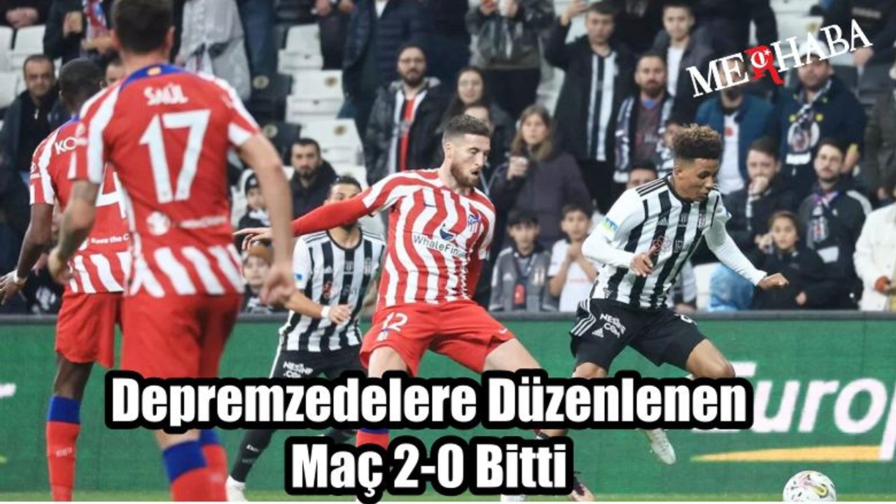 Depremzedelere Düzenlenen Maç