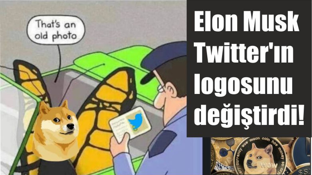 Elon Musk Twitter'ın logosunu değiştirdi!