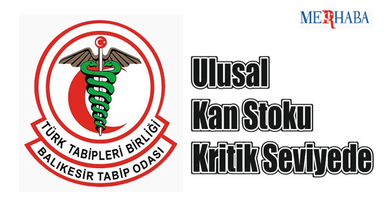 Ulusal Kan Stoku Kritik Seviyede