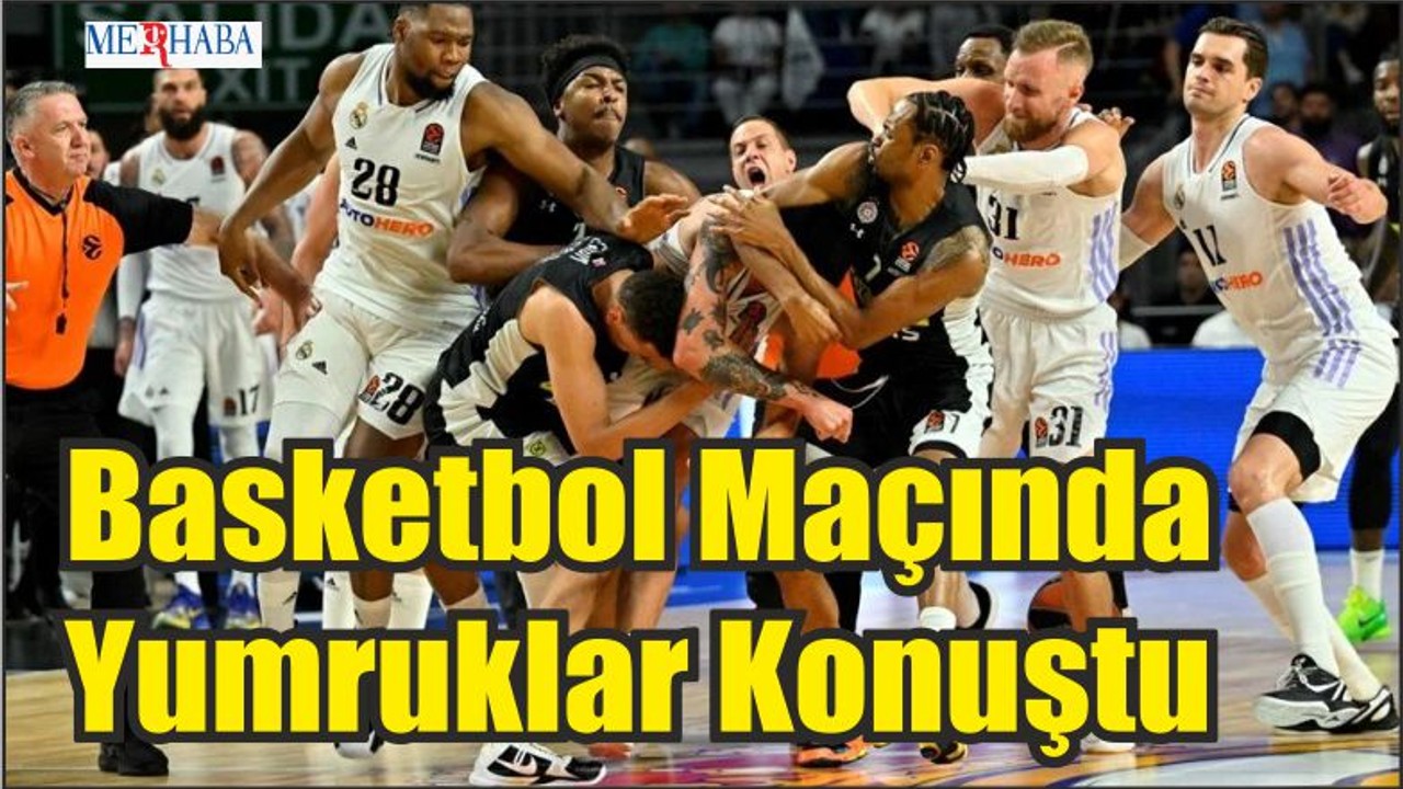 Basketbol Maçında Yumruklar Konuştu