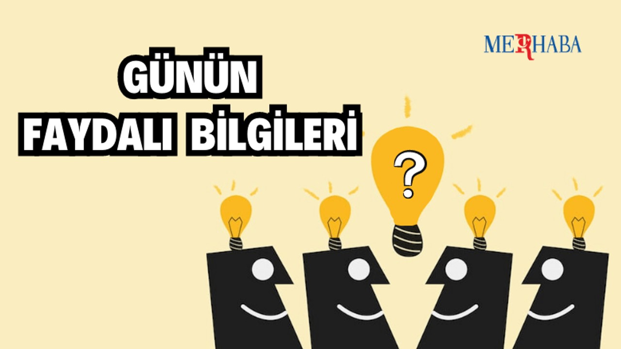 Günün Faydalı Bilgileri