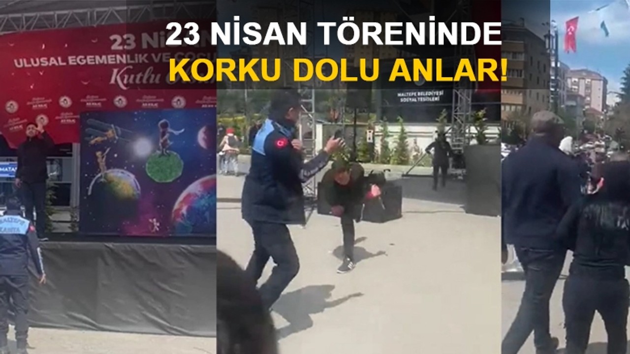 23 Nisan kutlamalarında korku dolu anlar!
