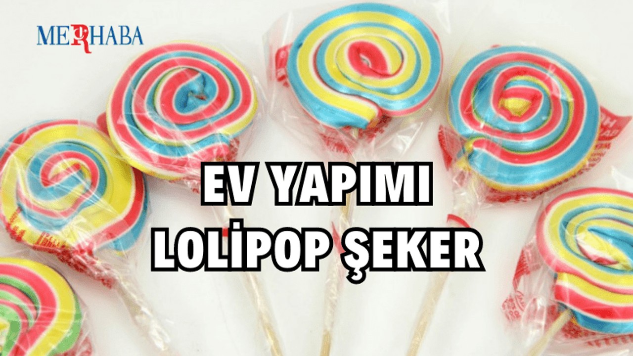 Ev Yapımı Lolipop Şeker