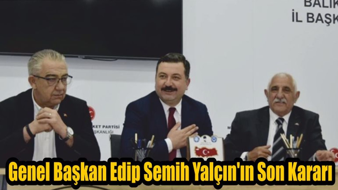 Balıkesir'de MHP İl Başkanı Belli Oldu