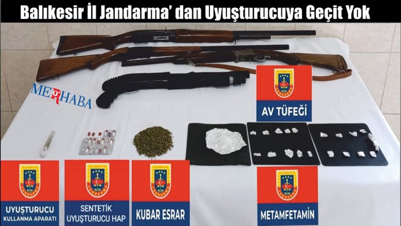 Jandarma’dan Uyuşturucuya Geçit Yok