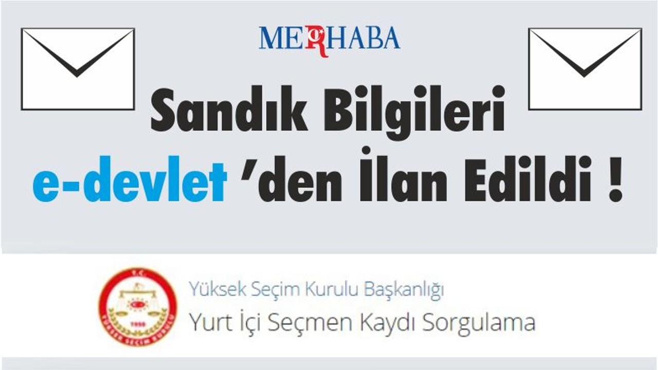 Sandık Bilgileri Açıklandı