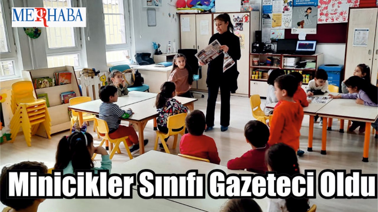 Minicikler Sınıfı Gazeteci Oldu