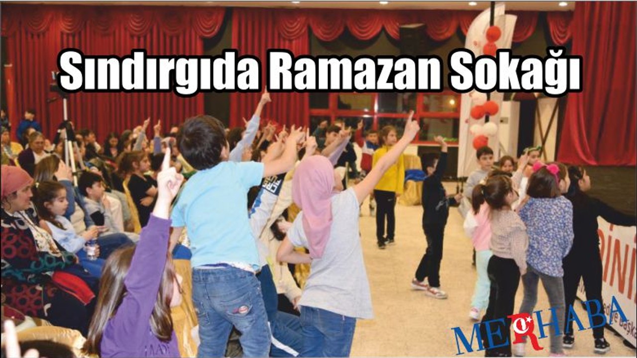Sındırgıda Ramazan Sokağı