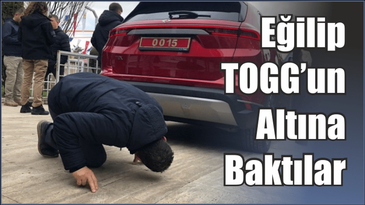 Vatandaşlar TOGG’un Altına Eğilip Baktılar!