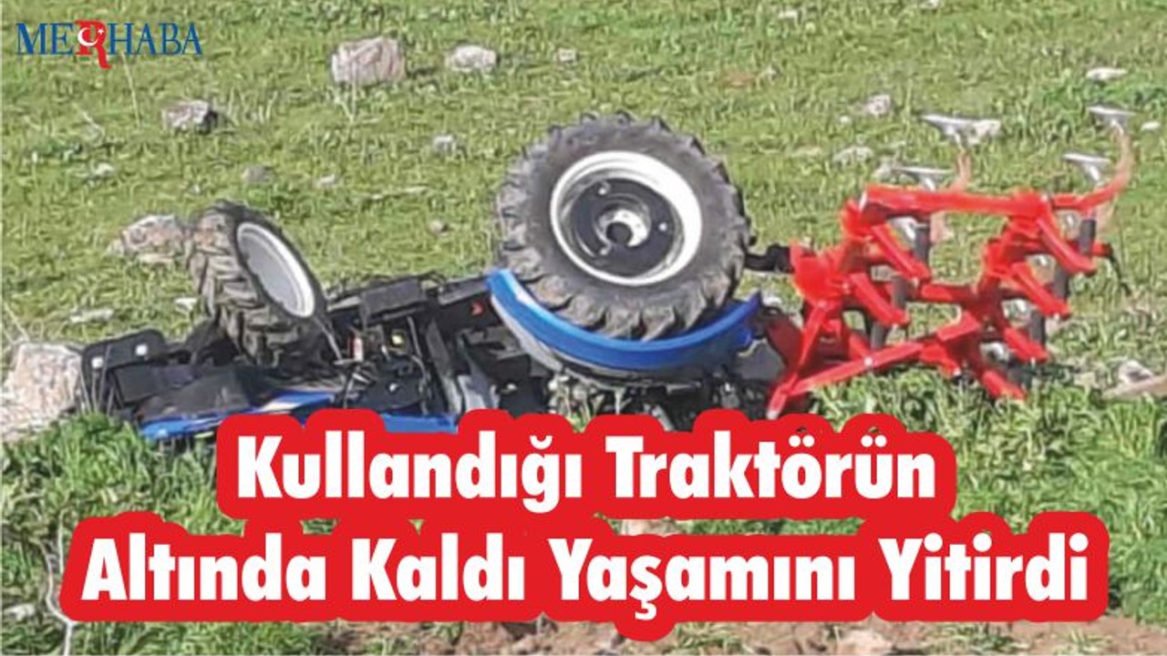 traktör şarampole devrildi