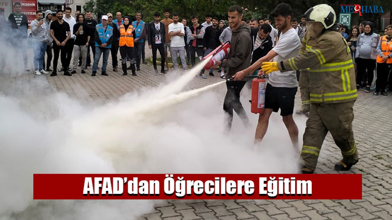 AFAD’dan Öğrecilere Eğitim
