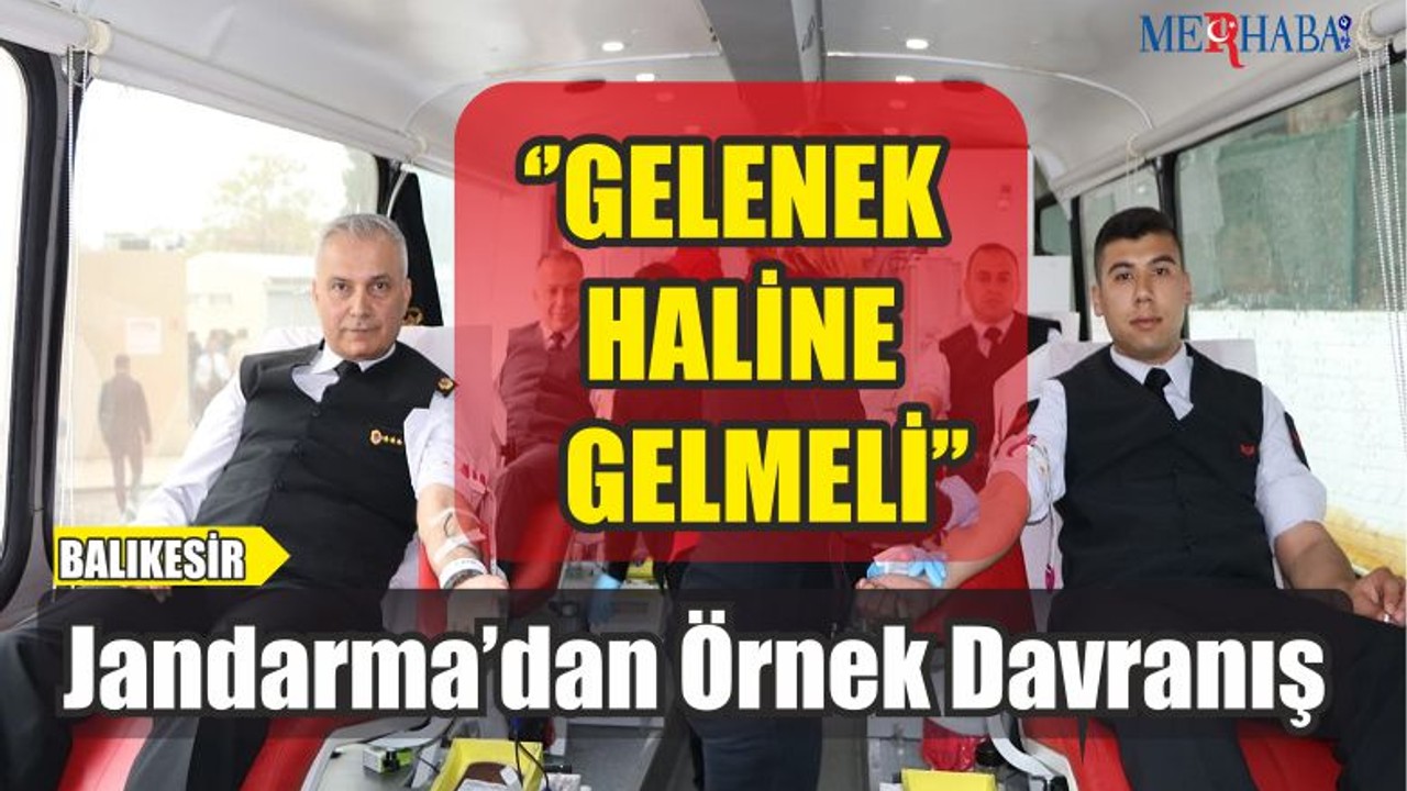 Jandarma’dan Örnek Davranış