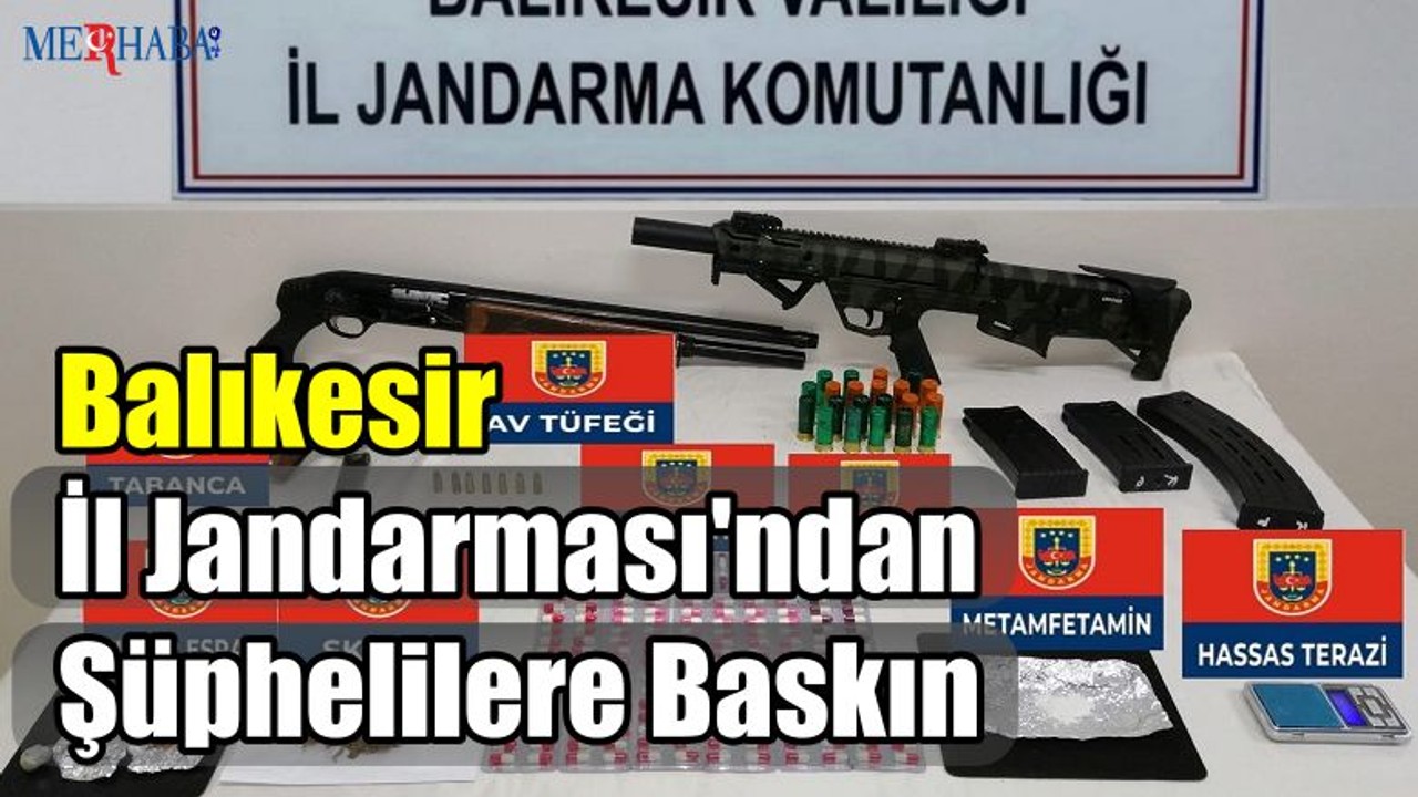 Jandarma'dan Şüphelilere Baskın