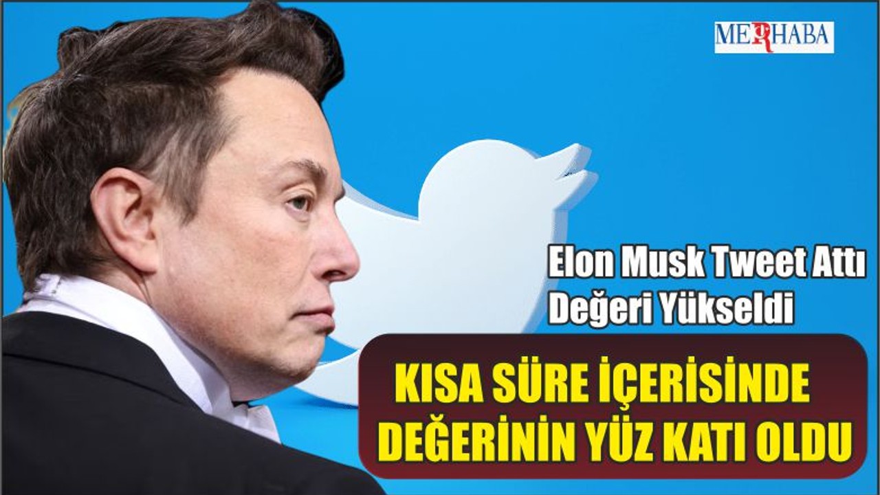 Elon Musk Tweet Attı Değeri Yükseldi