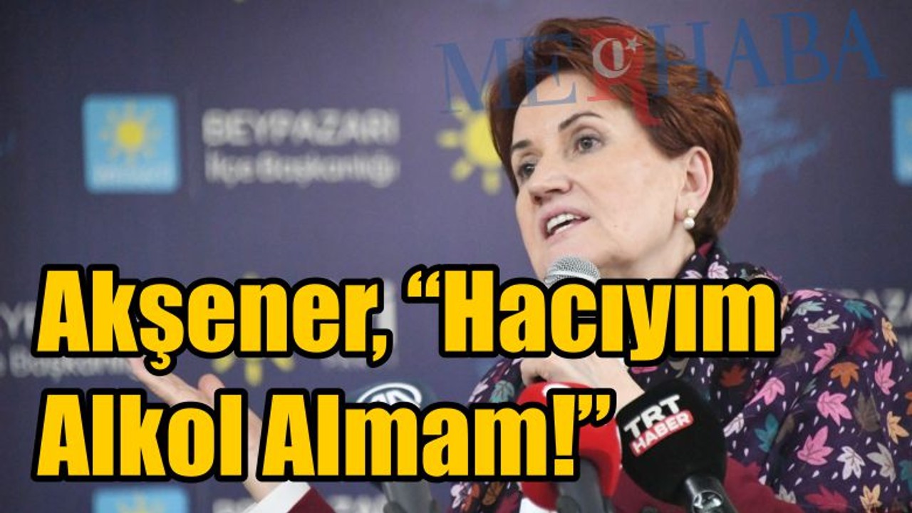 Hacıyım Alkol Almam!