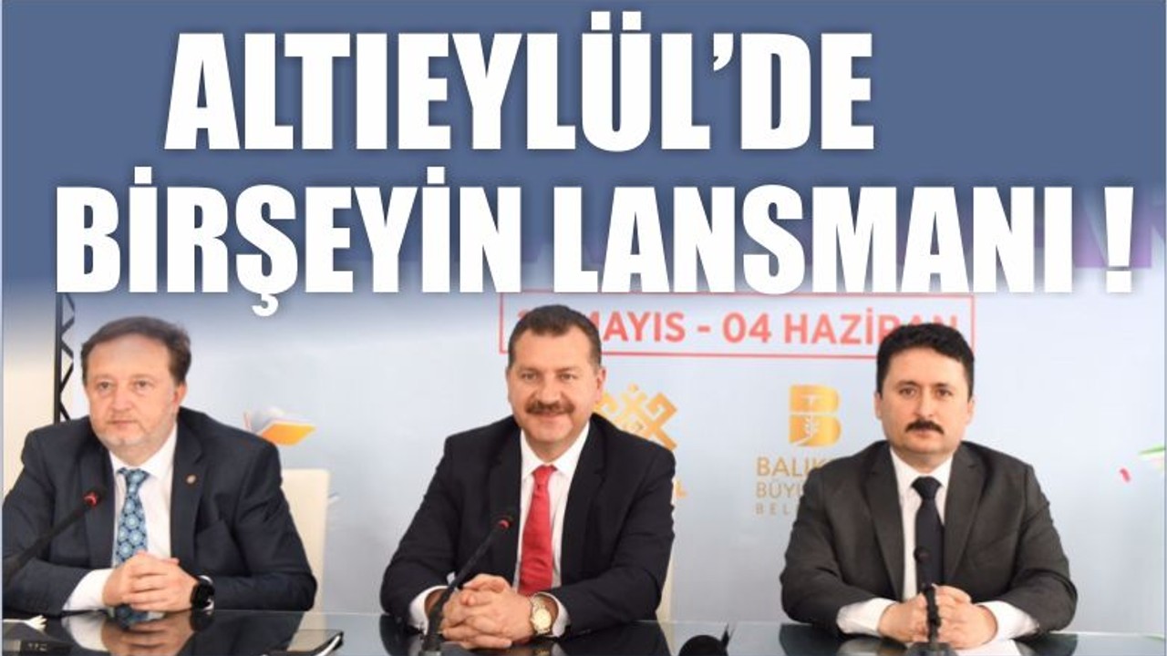 Altıeylül'de Birşeyin Lansmanı