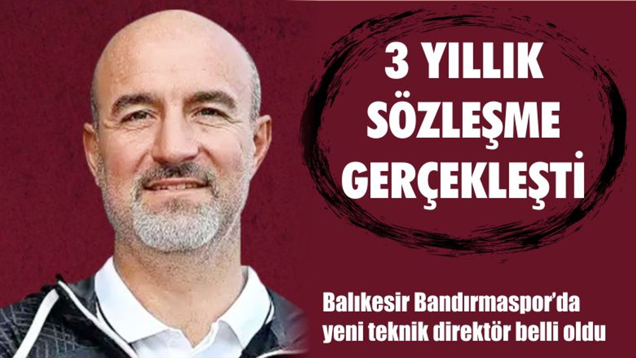 Bandırma'ya Yeni Teknik Direktör