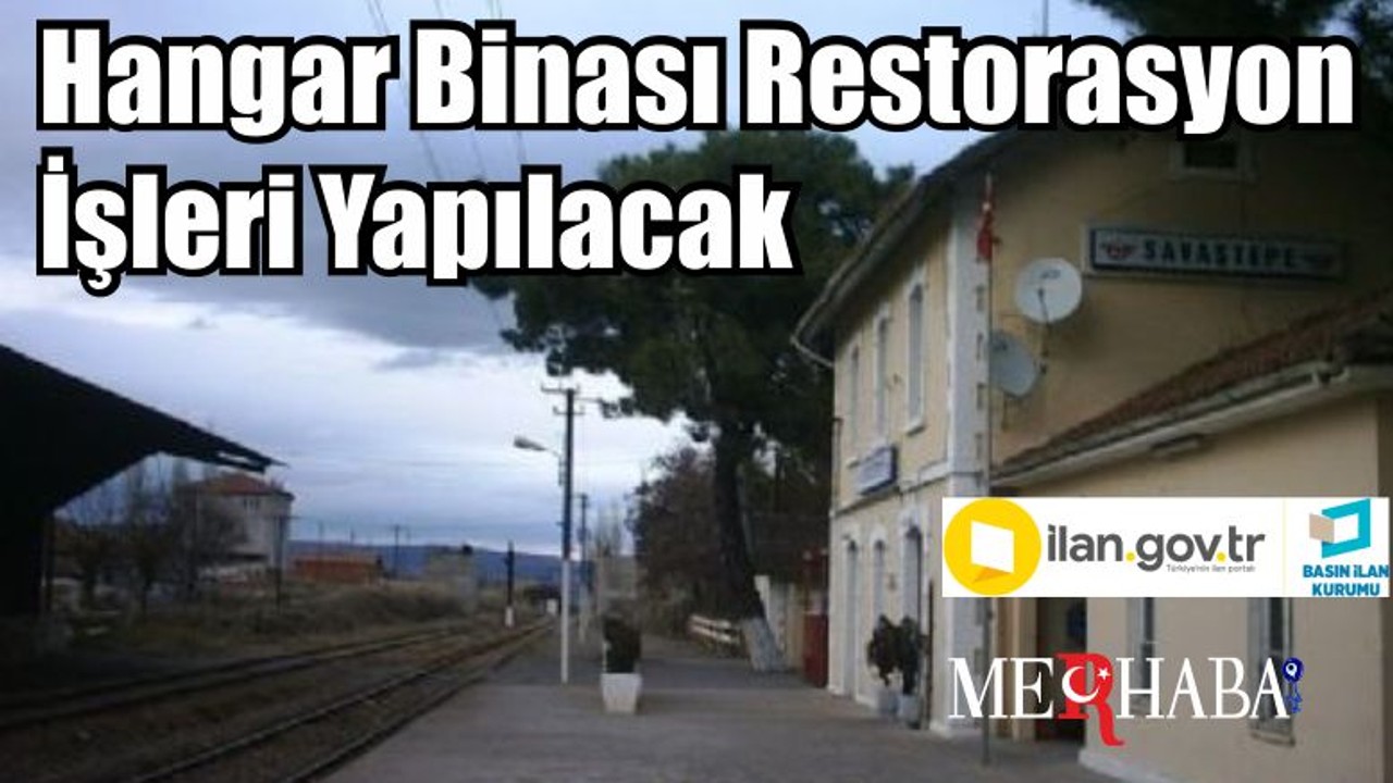 Hangar Binası Restorasyon İşleri Yapılacak