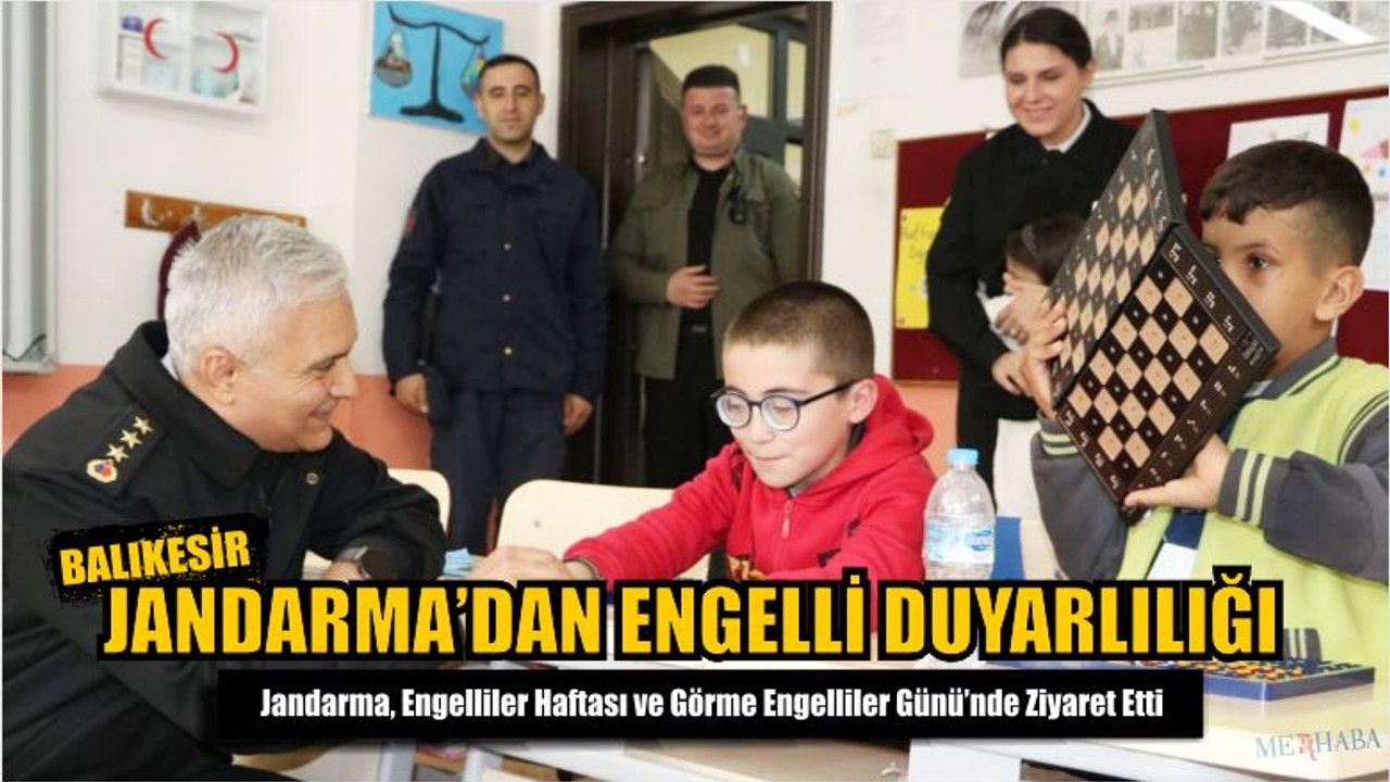 Jandarma’dan Engelli Duyarlılığı