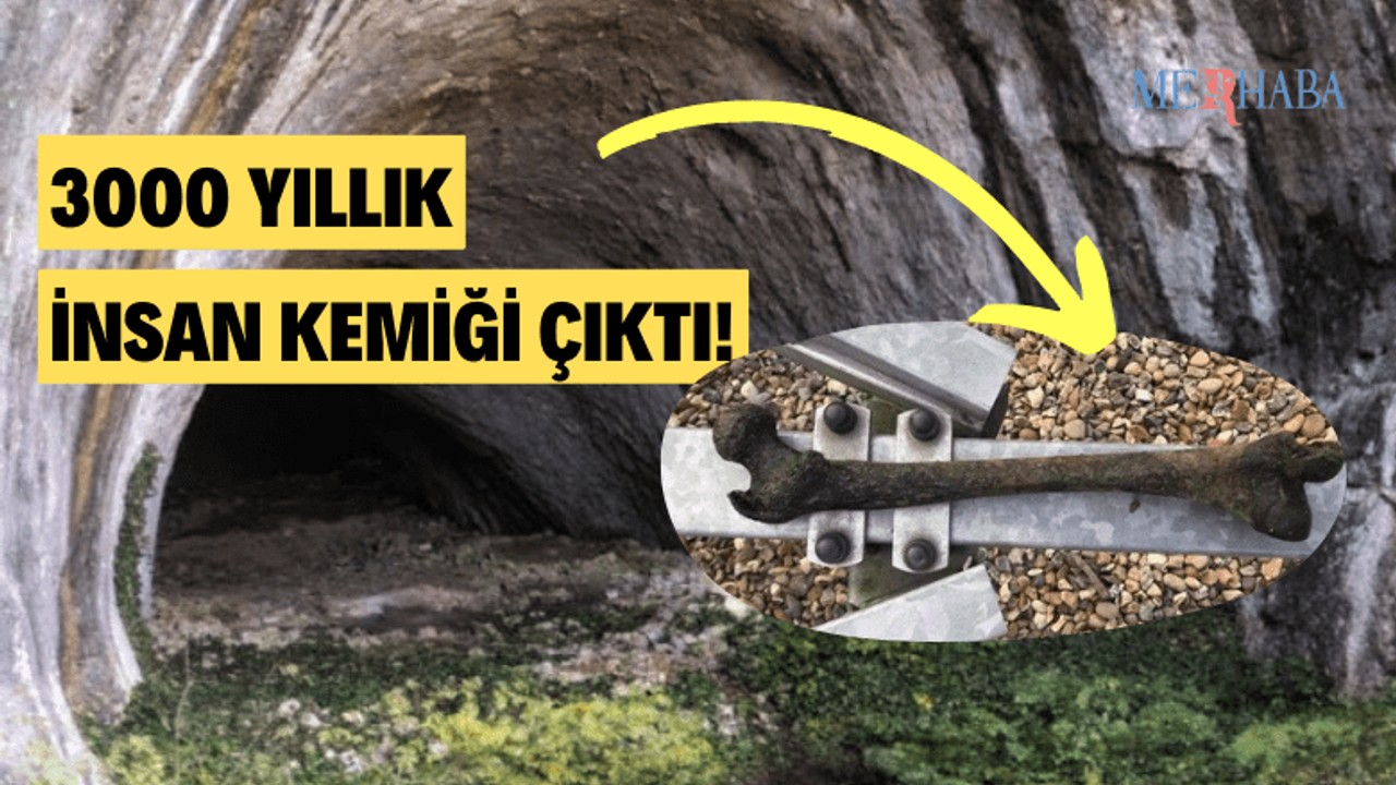 Mağarada 3000 Yıllık İnsan Kemiği