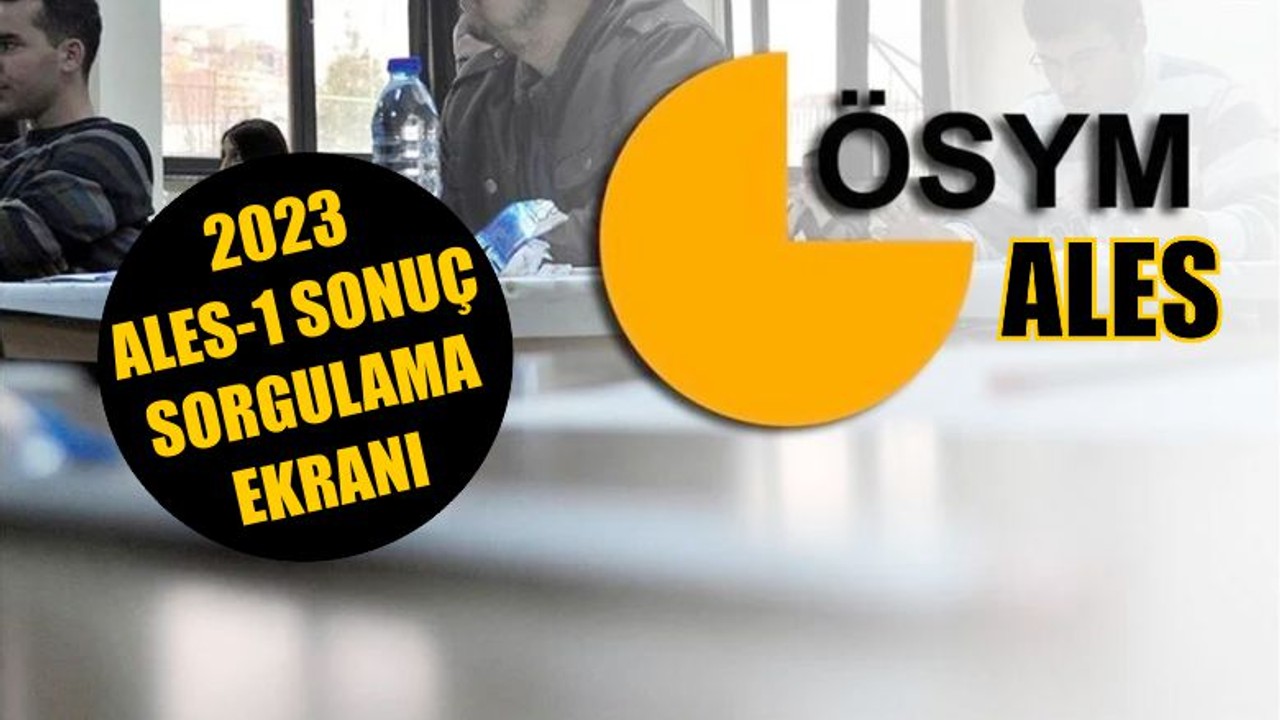 ALES-1 Sonuç Ekranı 2023