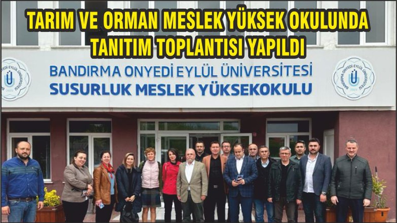 Susurlukta tanıtım toplantısı