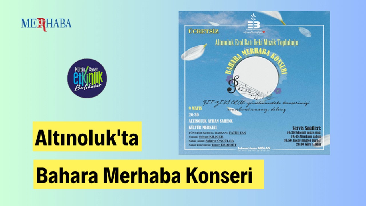 Altınoluk'ta Bahara Merhaba Konseri