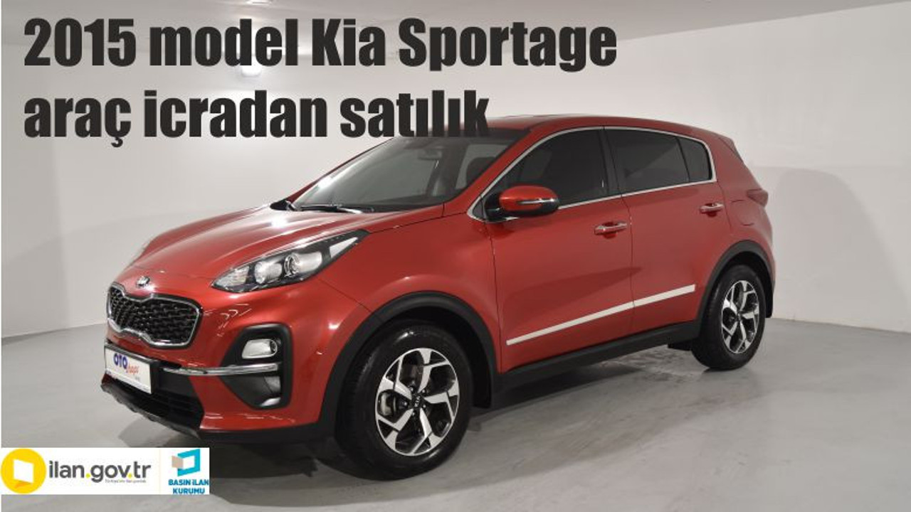 2015 model Kia Sportage araç icradan satılık