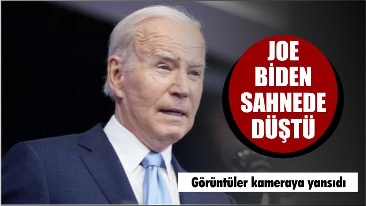 Joe Biden Sahnede Düştü