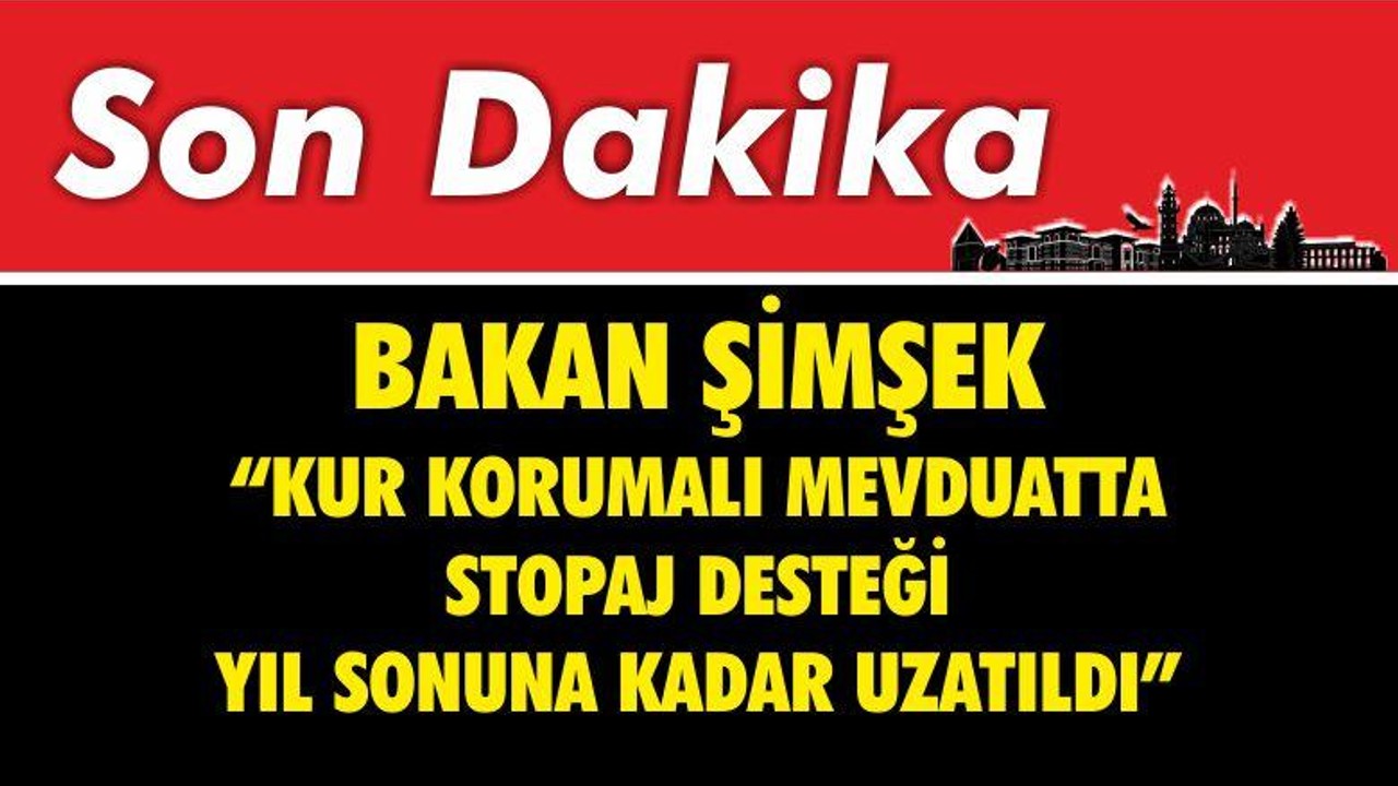 Bakan Şimşek Açıkladı