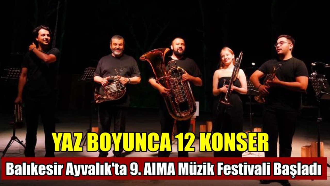 Balıkesir Ayvalık'ta Müzik Festivali Başladı