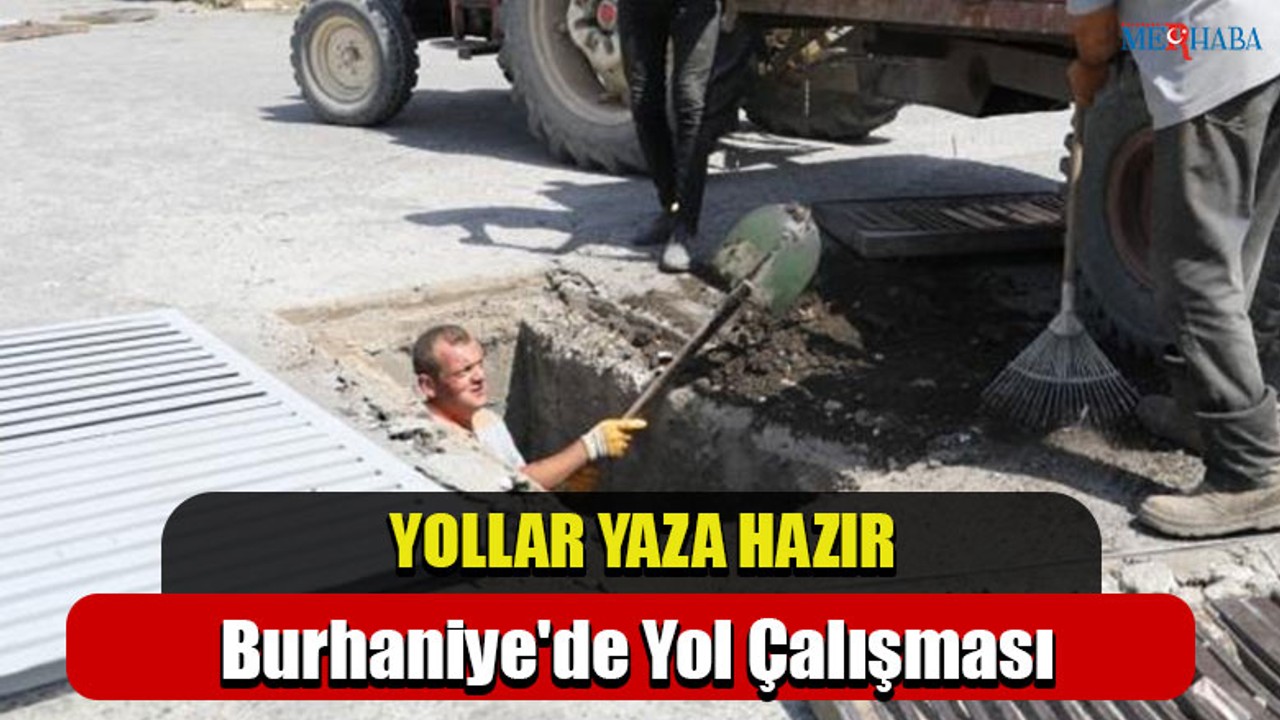 Burhaniye'de Yol Çalışması