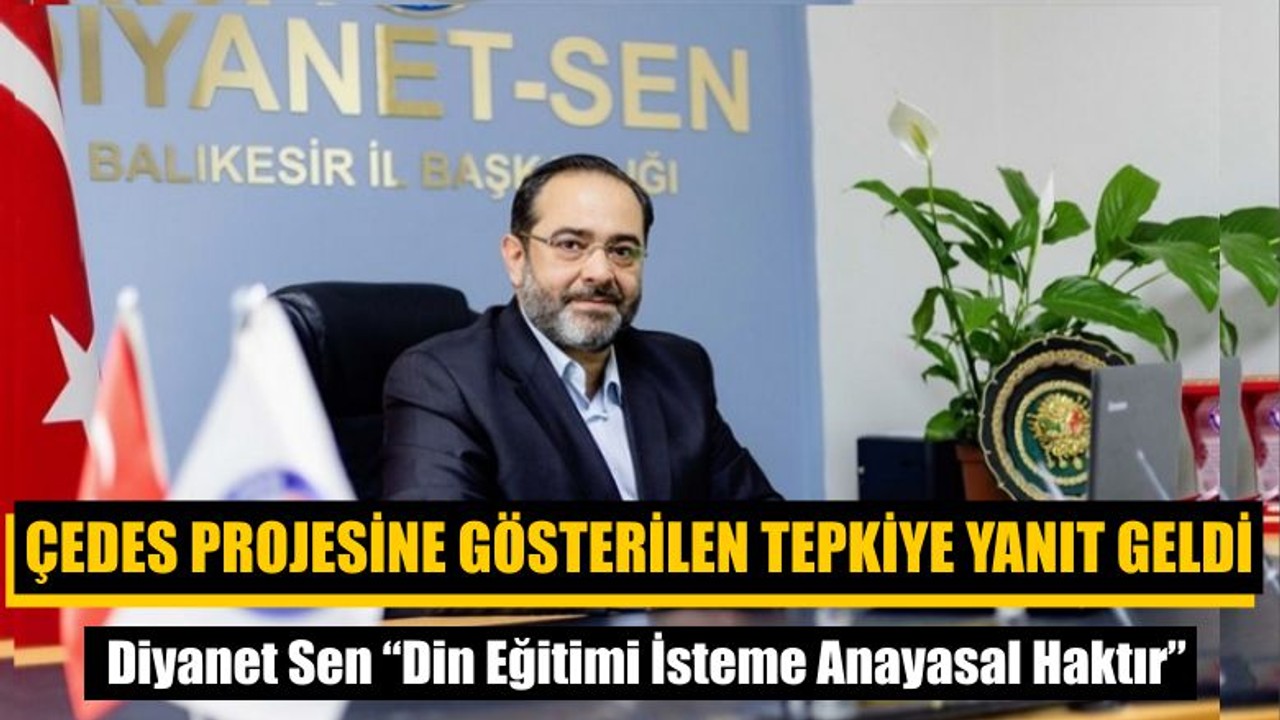ÇEDES Projesine Gösterilen Tepkiye Yanıt Geldi