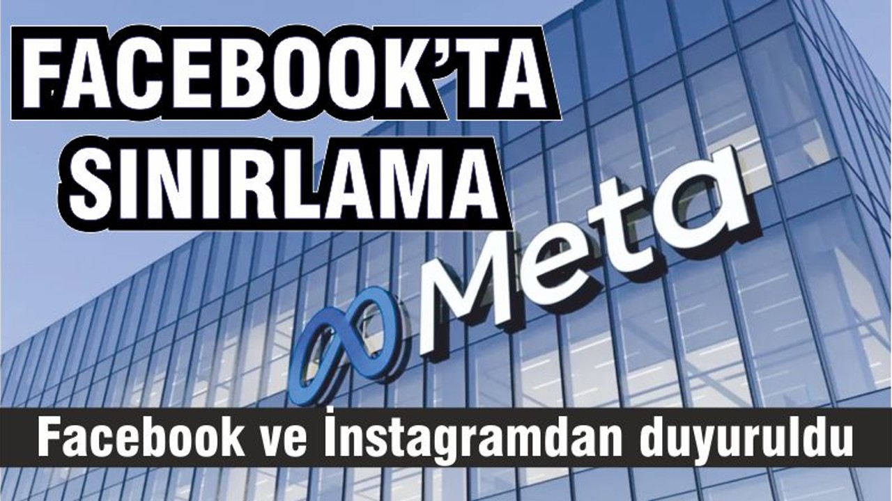 Facebook'ta Sınırlama