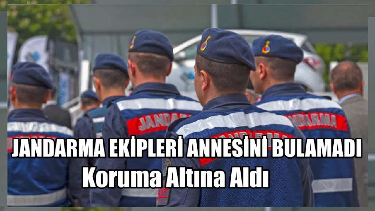 Jandarma Ekipleri Annesini Bulamadı
