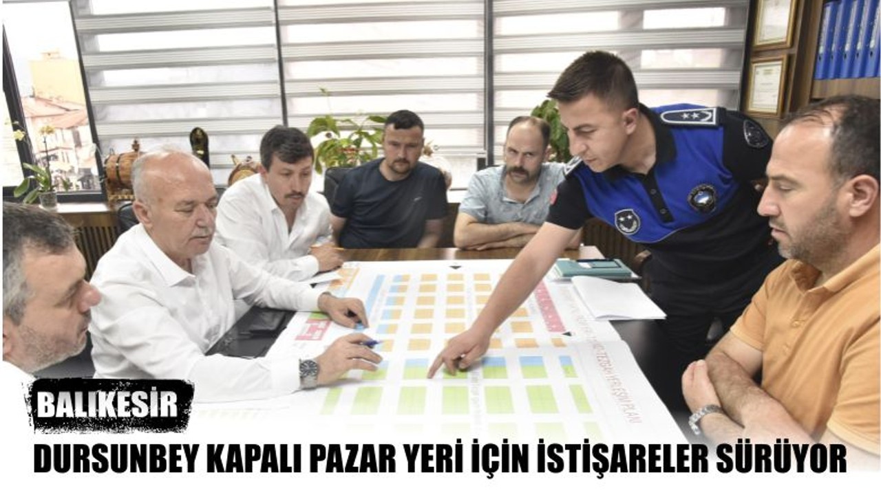 Kapalı Pazar Yeri İçin İstişareler Sürüyor