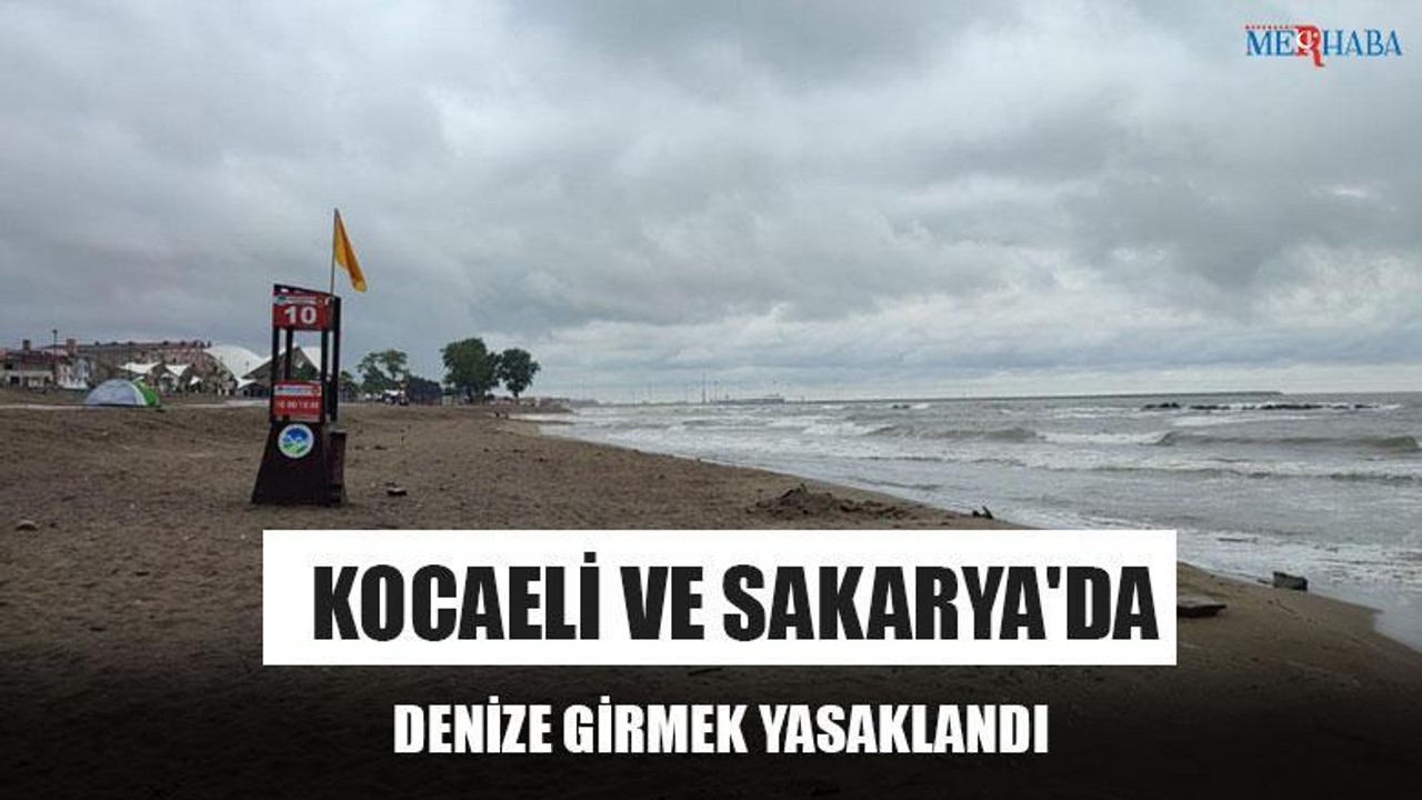 Kocaeli ve Sakarya'da Denize Girmek Yasaklandı