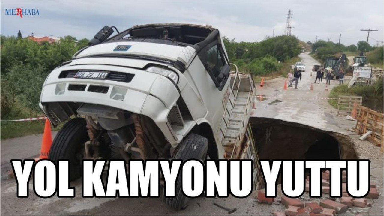 Yol Kamyonu Yuttu