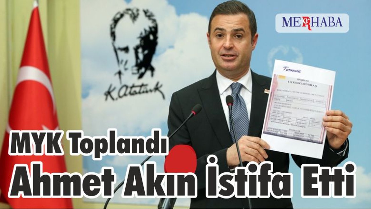 Ahmet Akın İstifa Etti