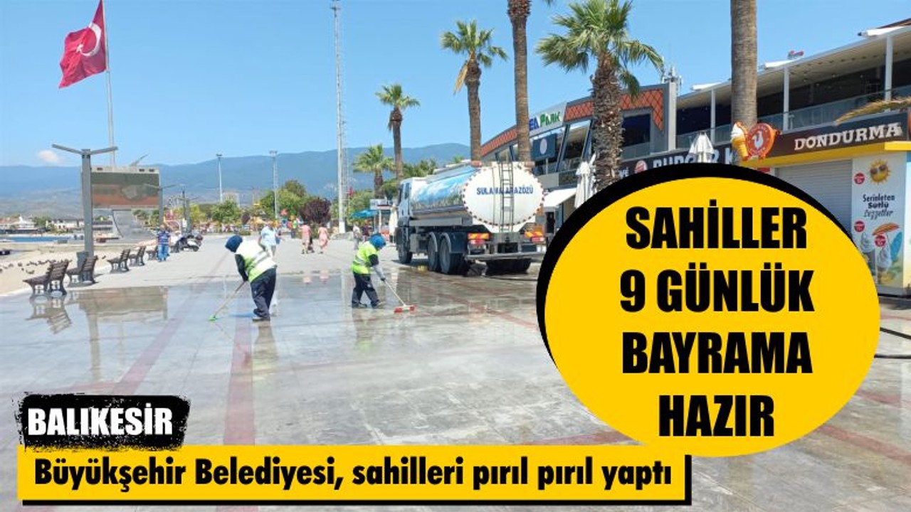 Büyükşehir Belediyesi Sahilleri Yaza Hazırladı