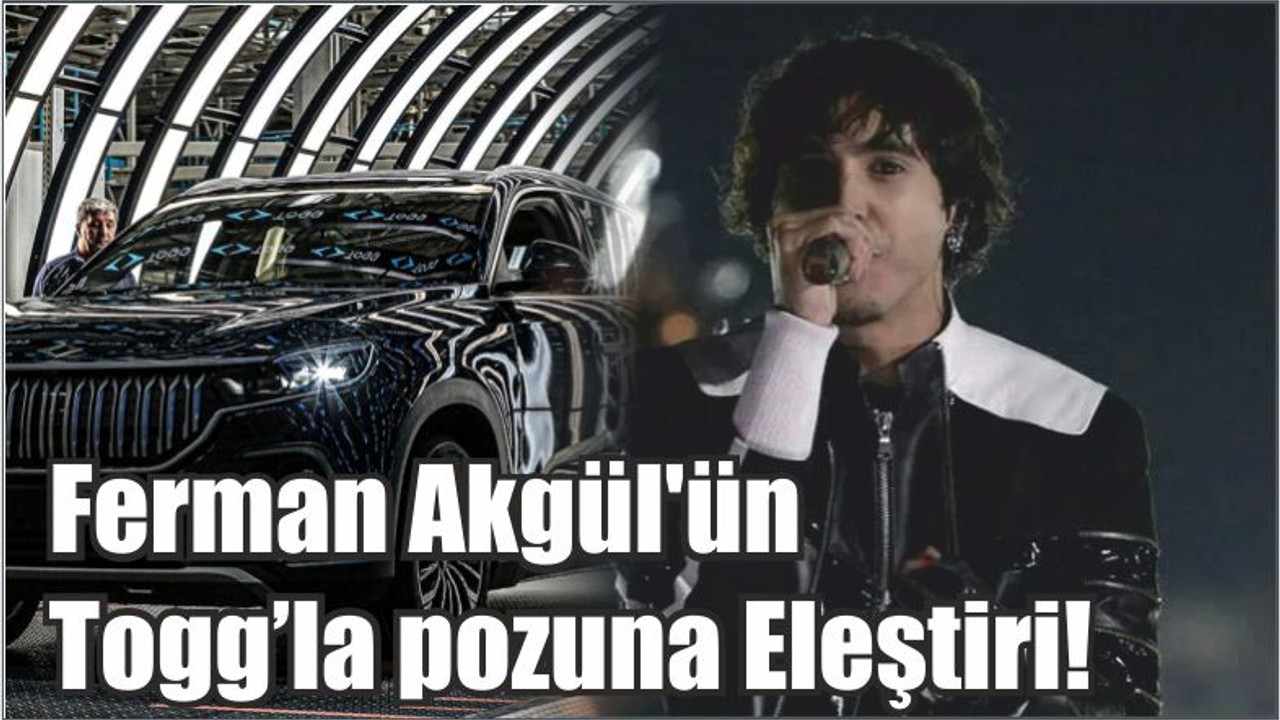 Manga Grubu Solistinin Togg’la pozuna Eleştiri!