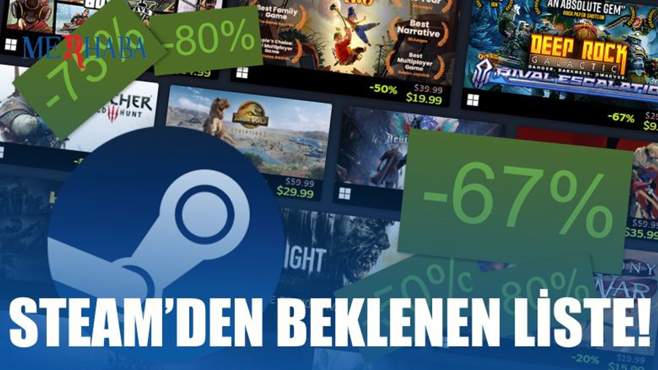 Steam'den Beklenen Liste Geldi!