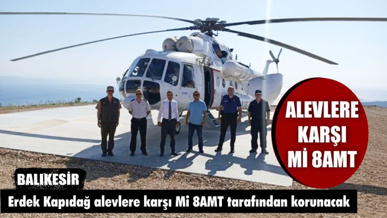 Yangında Mi 8AMT Görevli