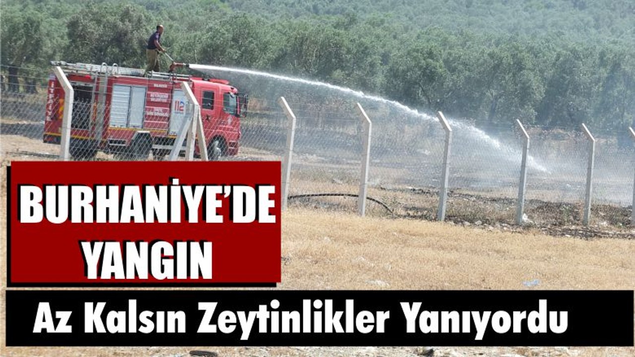 Burhaniye'de Yangın