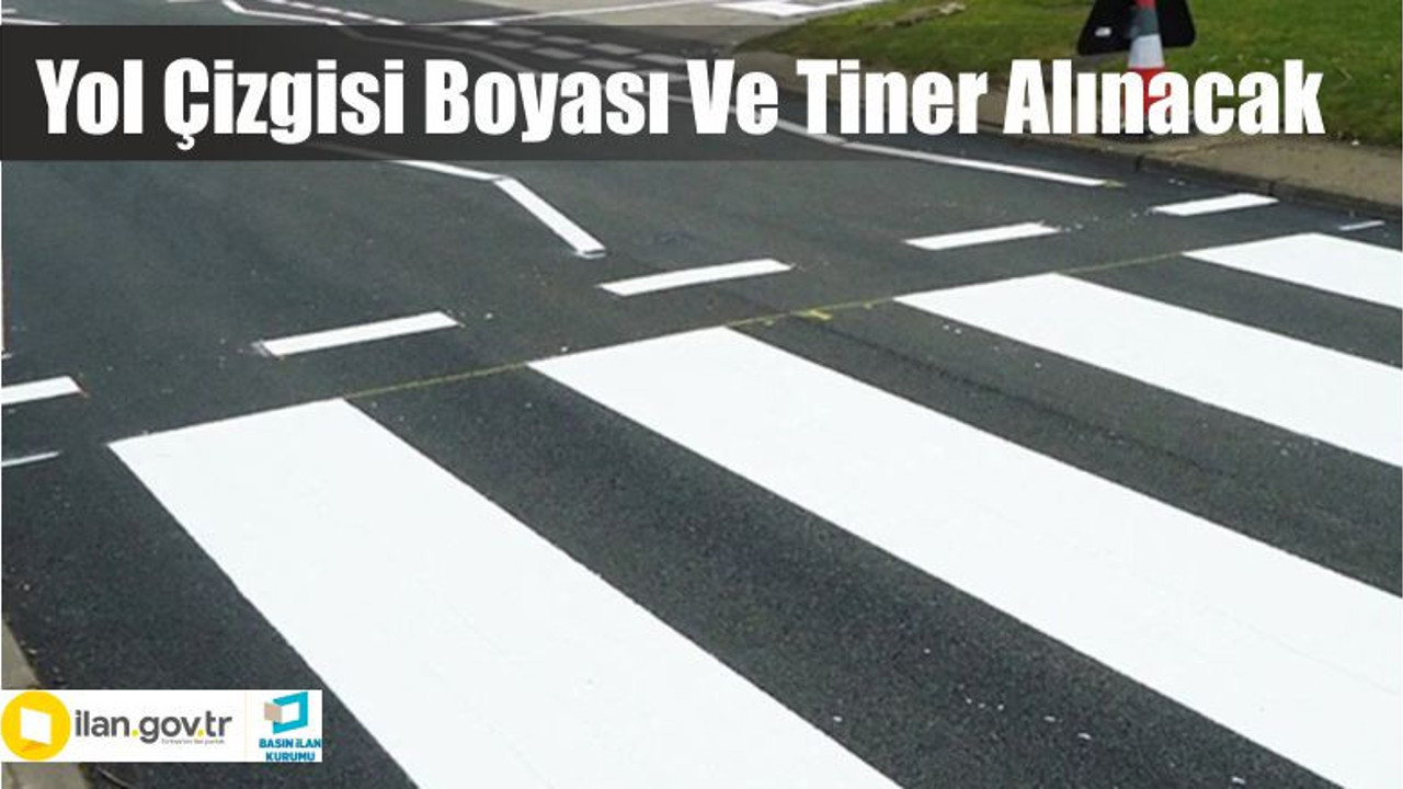 Yol Çizgisi Boyası Ve Tiner Alınacak