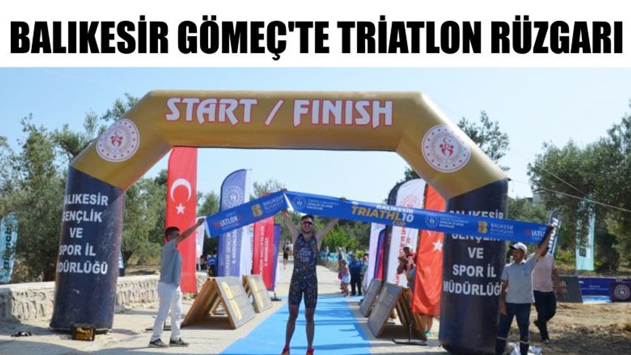 Balıkesir Gömeç'te Triatlon Rüzgarı