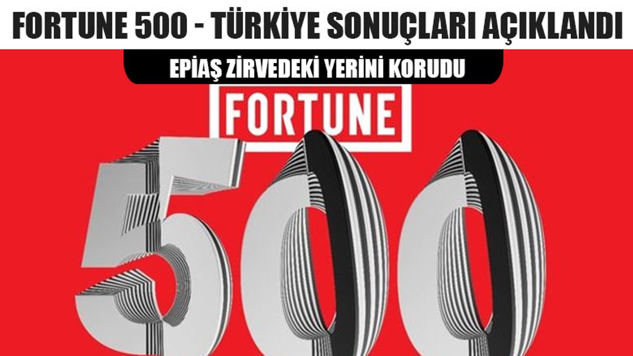 Fortune 500 - Türkiye Sonuçları Açıklandı