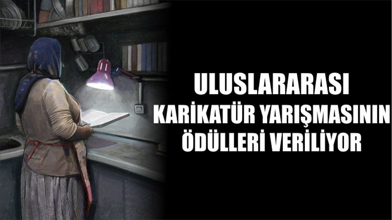 Uluslararası Karikatür Yarışmasının Ödülleri Veriliyor